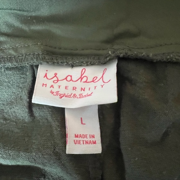 Isabel Maternity Shorts Army Green Size Large - Picture 3 of 6